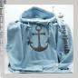 Preview: Cross Neck Hoodie - "Anchor" (Gr. XS-2XL) (10 Farben)