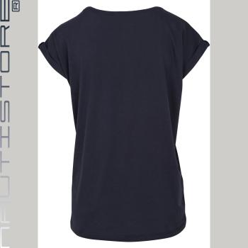 Ladies Extended Shoulder Tee - "Tauchen ist wie fliegen..." (Gr. XS-5XL)