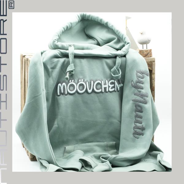 Cross Neck Hoodie - "Möövchen" (Gr. XS-XXL) (10 Farben)