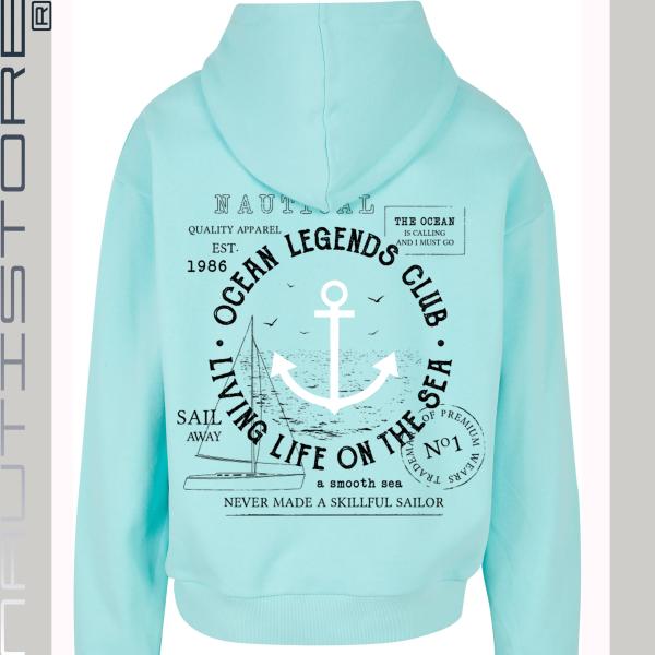 Ultra Heavy Cotton Hoody - "Ocean Legends Club" (Gr. XS-5XL)